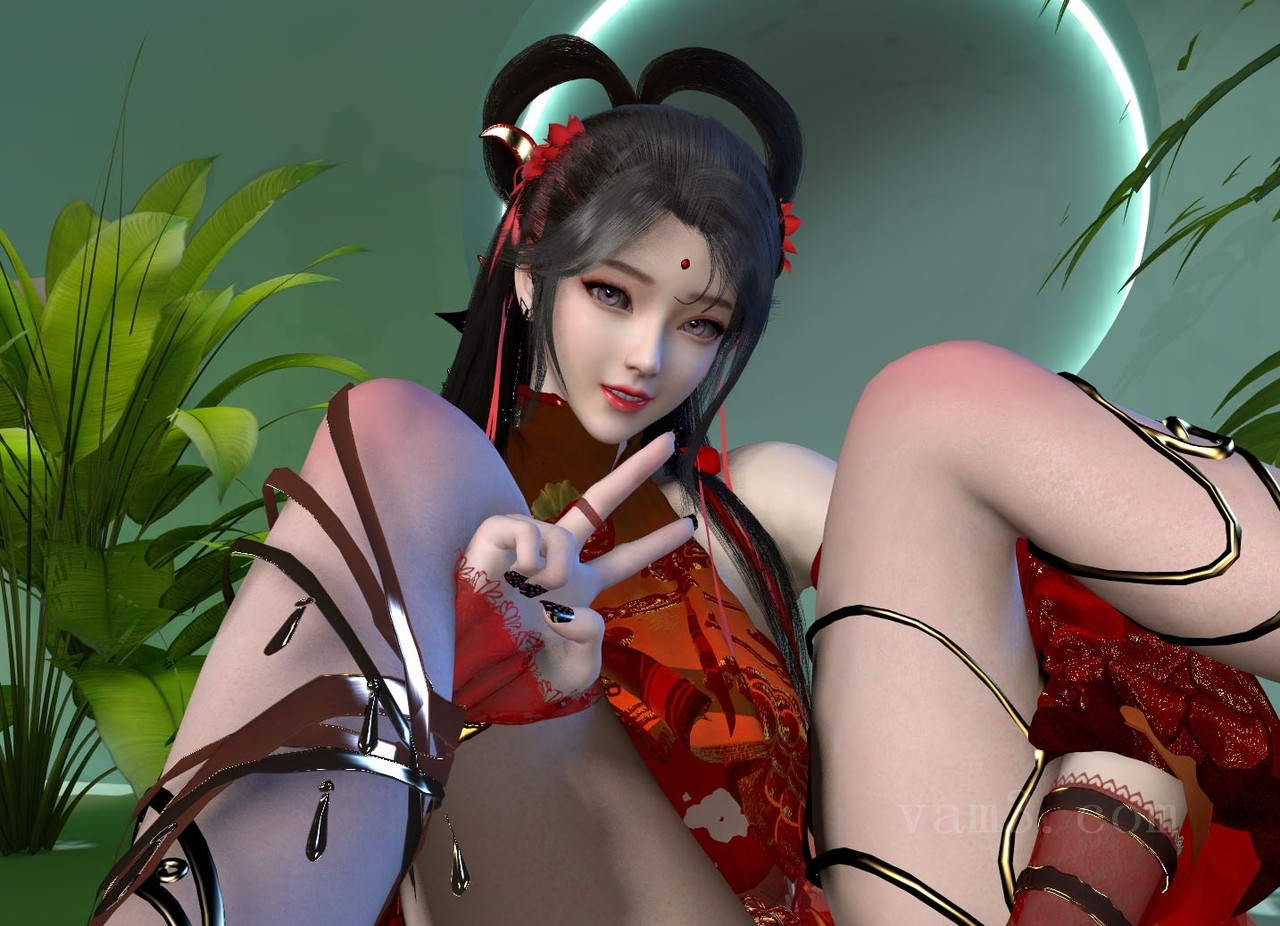 VAM素材-琴雅.琴雅火灵儿