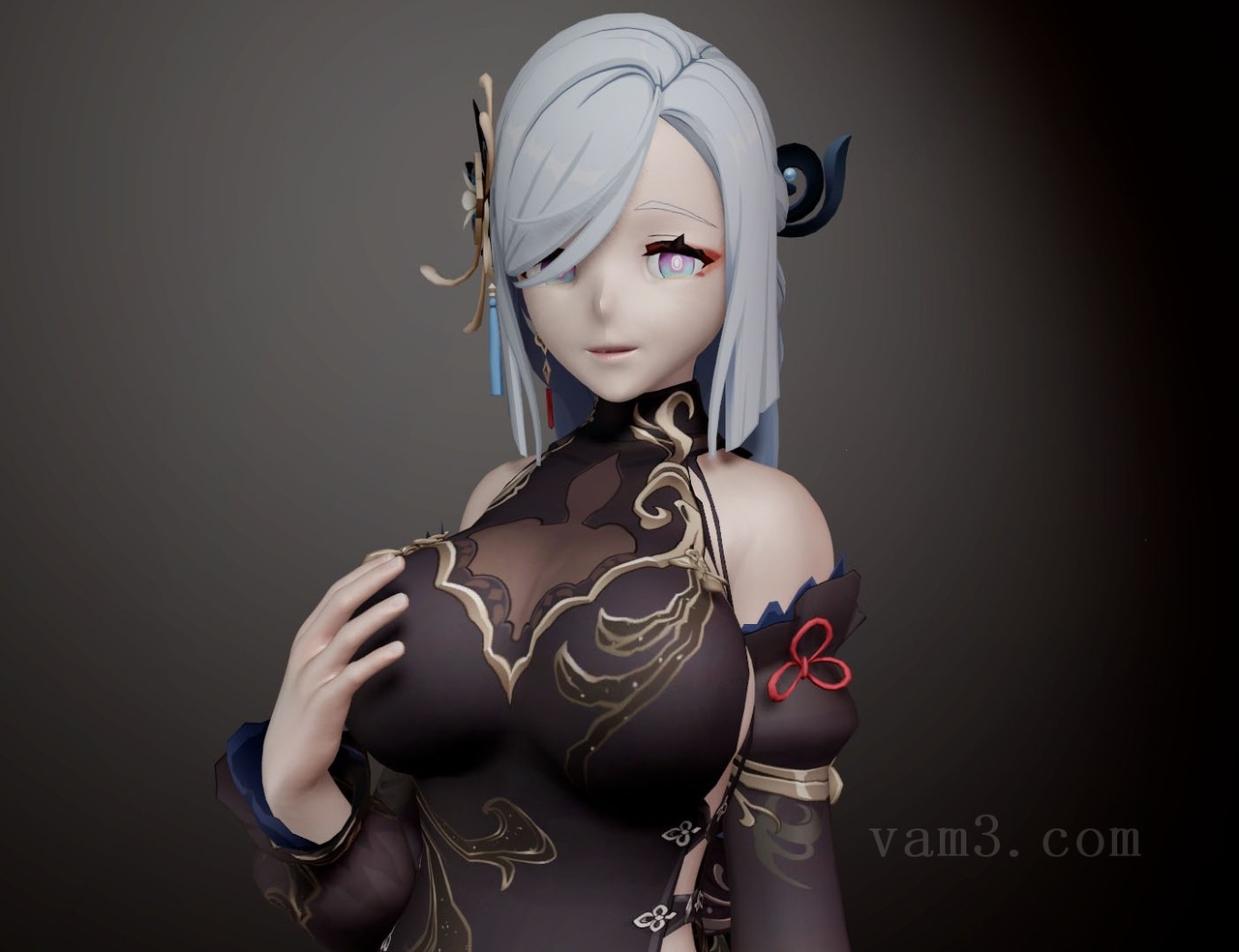 VAM素材-Ashu.[Genshin_06]-Shenhe