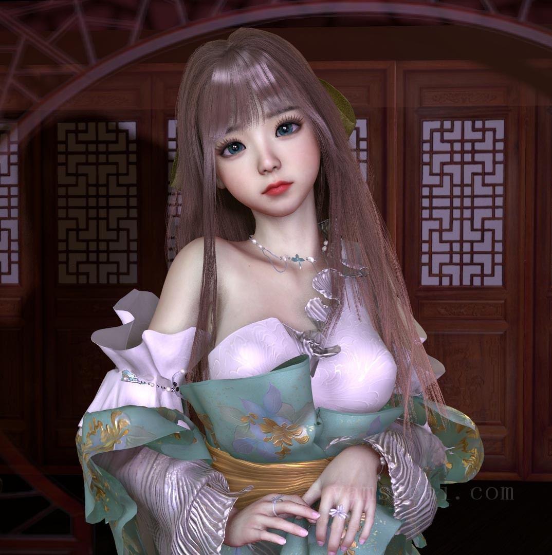 VAM素材-木七八兮.荷花萝莉版