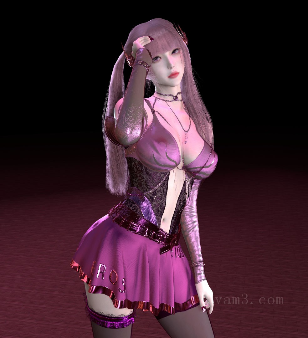 VAM素材-HMZ.粉色妖姬