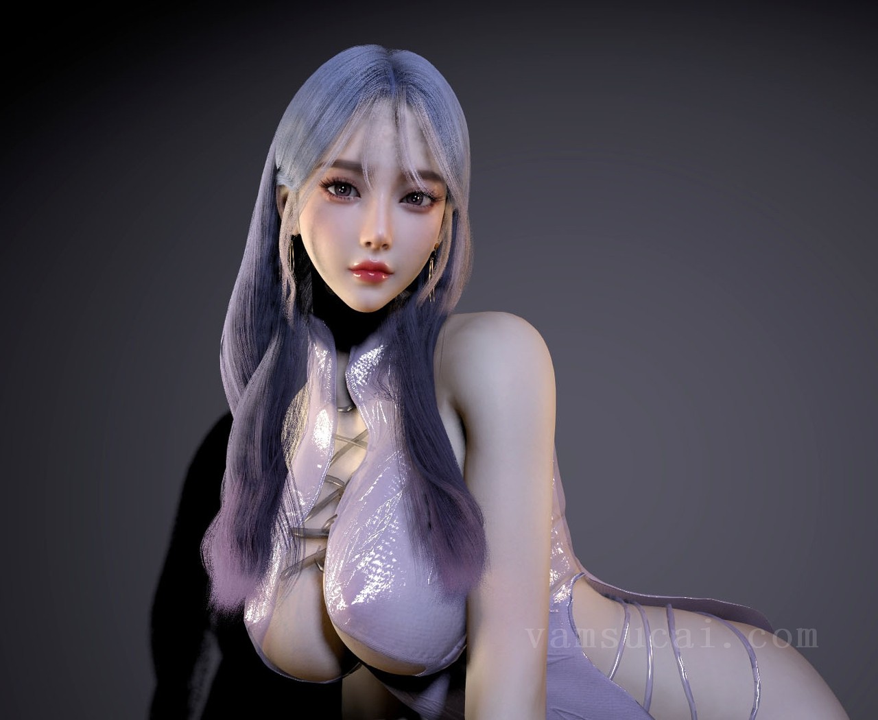 VAM素材-ShaoB.蓝色妖姬