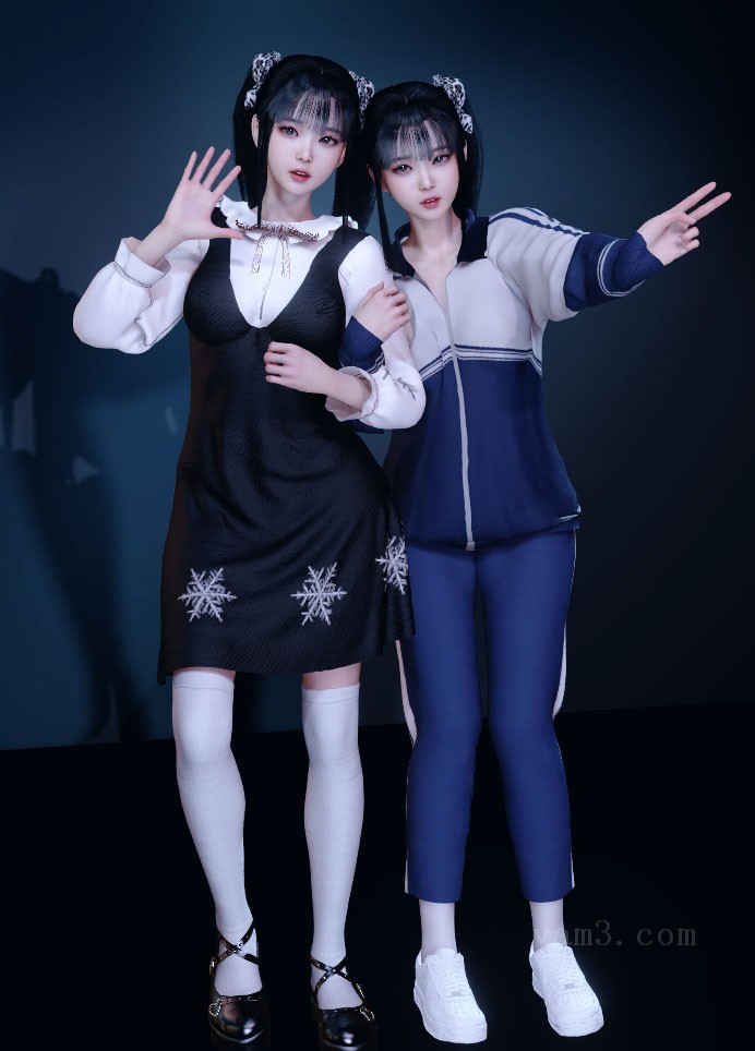 VAM模型-Chaos.幼沅（学生&公主-双外观）